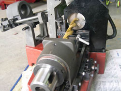 Step 1: Grind 160 cutting edge on drills for steel structure and make a center mark-TK-33A